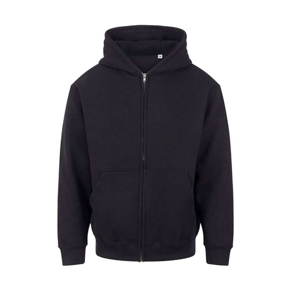 Awdis Mens Vision Heavyweight Full Zip Hoodie / Deep Black